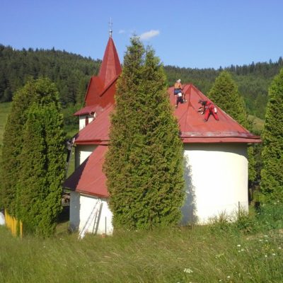 Náter kostola - Zálesie - ProRoof