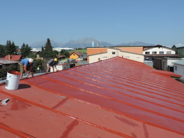 Náter strechy veľkoobchod Megas Trade - Kežmarok - ProRoof