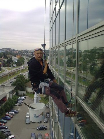 Umývanie okien Westend Tower - Bratislava - ProRoof