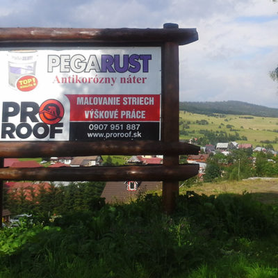 Montáž reklám billboardov hromozvodov antén ProRoof