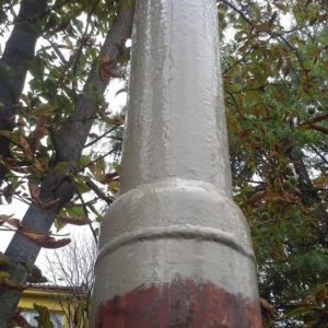 Čistenie a náter stĺpov verejného osvetlenia - Štúrovo - ProRoof